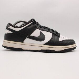Nike Dunk Low Panda Men's Size 8 Black White Leather Sneakers Shoes DD1391-100